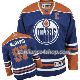 Adidas Maillot de Hockey Edmonton Oilers Connor McDavid 97 2017-2018 Orange Home C Patch Authentic - Homme